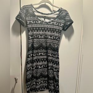 Derek Heart boho bodycon T-shirt dress